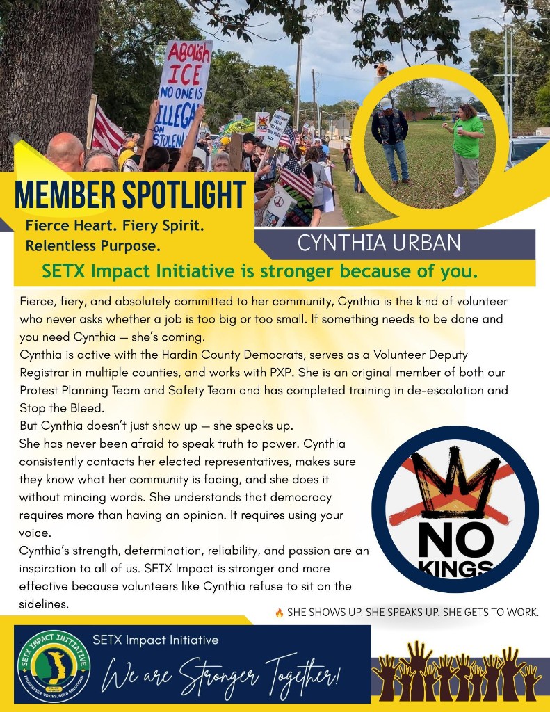Cynthia Urban, SETX Impact Initiative Member Spotlight